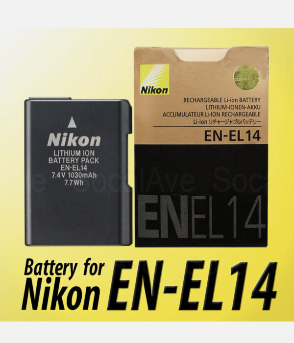 Batería Nikon EN-EL14a  For D3500 D5300 D5600 D5500 P7800 P7700 - Imagen 2